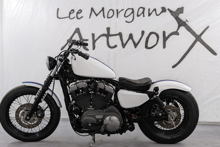 Harley Davidson Martini Paint Job